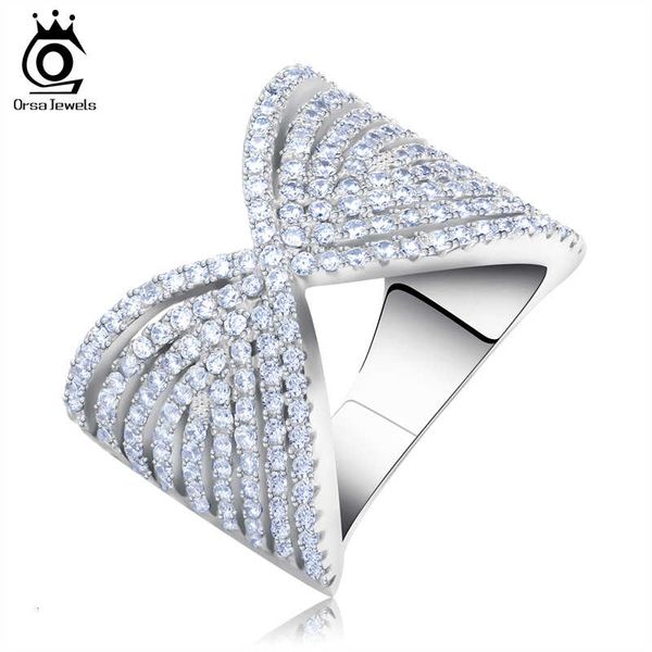 designer bow design brilliant cz rings with perfect polished platinum plated for women wedding party ring or90, Silver
designer bow design brilliant cz rings with perfect polished platinum plated for women wedding party ring or90, Silver