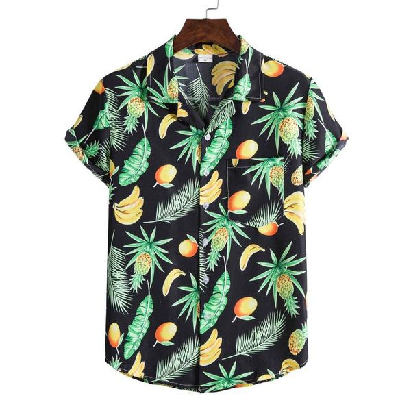 summer men printed shirt short sleeve turn-down collar streetwear chic loose mens hawaiian shirts 2021 vacation camisa 2021, White;black
summer men printed shirt short sleeve turn-down collar streetwear chic loose mens hawaiian shirts 2021 vacation camisa 2021, White;black