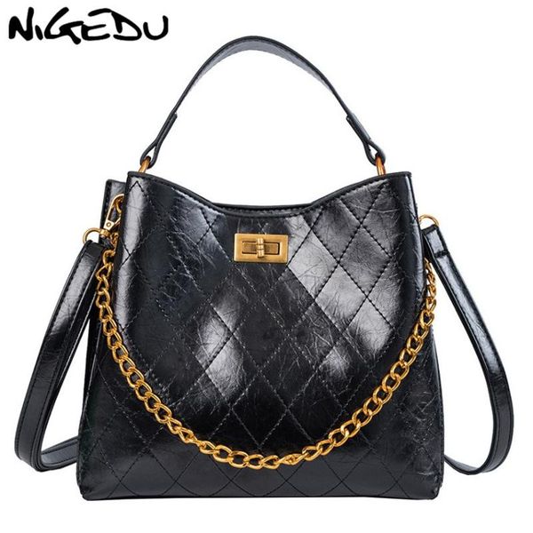 nigedu shoulder bag for women chain bucket messenger bag pu leather quilted female handbags luxury designer sac a main femme
nigedu shoulder bag for women chain bucket messenger bag pu leather quilted female handbags luxury designer sac a main femme
