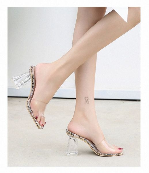 transparent slippers open toes serpentine high heel 8cm crystal women shoes crystal heels female slippers outdoor lazy shoe #9x9y, Black
transparent slippers open toes serpentine high heel 8cm crystal women shoes crystal heels female slippers outdoor lazy shoe #9x9y, Black