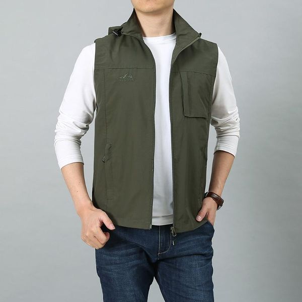 waistcoat men's four seasons wearable outdoor sports casual hooded workwear mountain climbing extra-large vest multi-pockets fis, Black;blue
waistcoat men's four seasons wearable outdoor sports casual hooded workwear mountain climbing extra-large vest multi-pockets fis, Black;blue