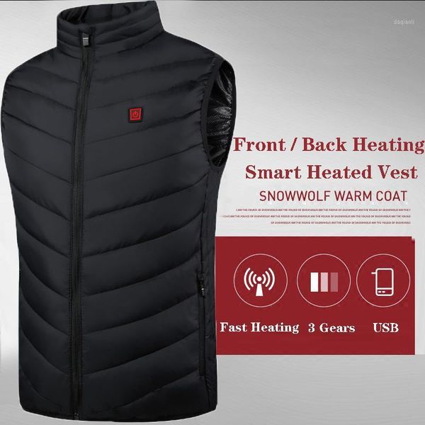 outdoor t-shirts 2021 front back heating usb electric heated vest winter waistcoat super warm coat camping hiking jacket vest1, Gray;blue
outdoor t-shirts 2021 front back heating usb electric heated vest winter waistcoat super warm coat camping hiking jacket vest1, Gray;blue