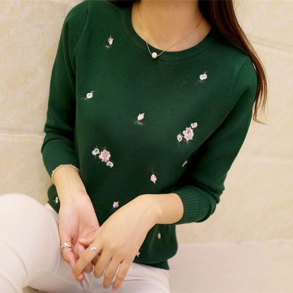 autumn sweater women embroidery knitted winter women sweater and pullover female tricot jersey jumper pull femme lj201127, White;black
autumn sweater women embroidery knitted winter women sweater and pullover female tricot jersey jumper pull femme lj201127, White;black