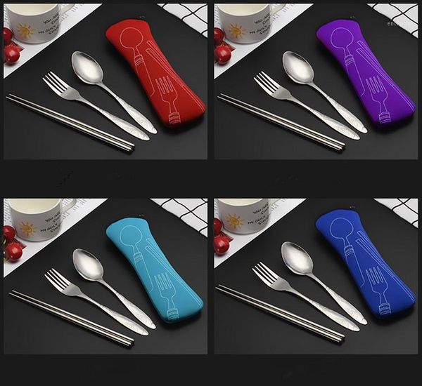 3pcs/set dinnerware portable printed stainless steel spoon fork chopsticks set travel cutlery tableware xb 0421
3pcs/set dinnerware portable printed stainless steel spoon fork chopsticks set travel cutlery tableware xb 0421