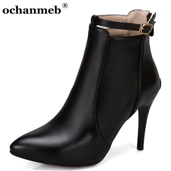 boots women pointed toe ankle fall shoes woman strap buckle stiletto heel short boot lady female red white shoe 34-501, Black
boots women pointed toe ankle fall shoes woman strap buckle stiletto heel short boot lady female red white shoe 34-501, Black