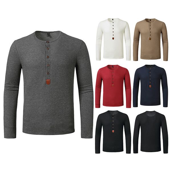 новый европейский и американский mens slim fit сплошной цвет осенью и зимой с длинным рукавом основывая вафельный полосатый генри воротник ф, White;black
новый европейский и американский mens slim fit сплошной цвет осенью и зимой с длинным рукавом основывая вафельный полосатый генри воротник ф, White;black