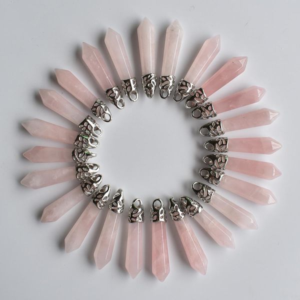 natural stone pink hexagonal pillar charms pendulum rose quartz stone chakra handmade silver color pendants for jewelry making wholesale 32m, Bronze;silver
natural stone pink hexagonal pillar charms pendulum rose quartz stone chakra handmade silver color pendants for jewelry making wholesale 32m, Bronze;silver