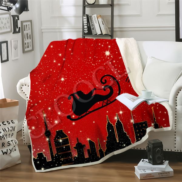 cloocl christmas present fashion blanket 3d print santa claus double layer sherpa casual blanket on bed home textiles dreamlike style
cloocl christmas present fashion blanket 3d print santa claus double layer sherpa casual blanket on bed home textiles dreamlike style