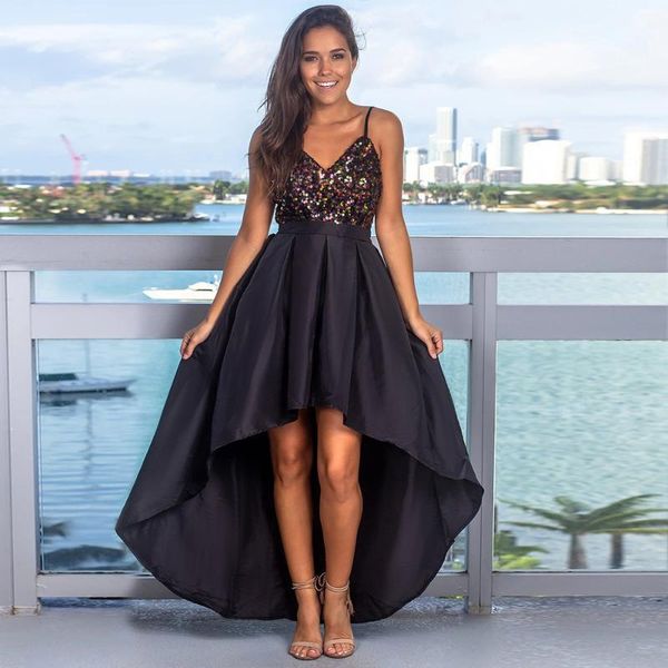 prom dresses sequined asymmetrical deep v-neck spaghetti straps backless sparkle evening party gowns vestidos de gala 20201, White;black
prom dresses sequined asymmetrical deep v-neck spaghetti straps backless sparkle evening party gowns vestidos de gala 20201, White;black