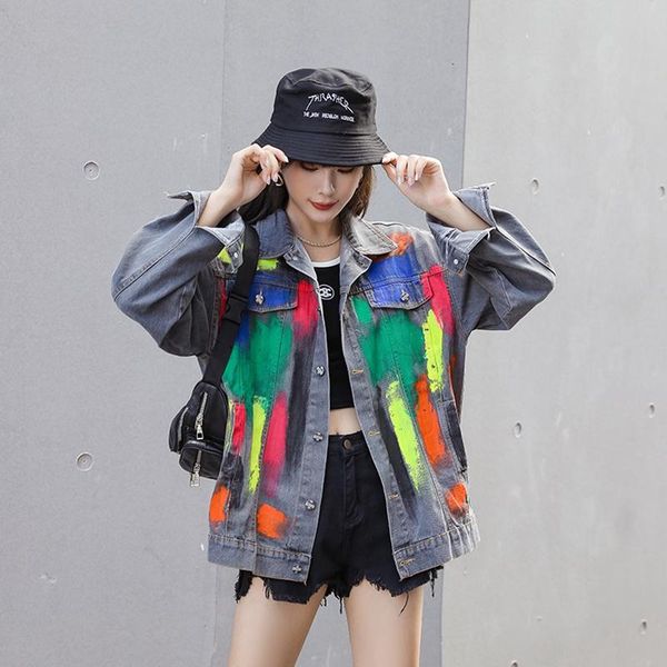 2021 jacket denim 2021 fashion loose real sfor men and women holes graffiti, Black;brown
2021 jacket denim 2021 fashion loose real sfor men and women holes graffiti, Black;brown