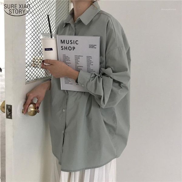 women's blouses & shirts blusas 2021 autumn women solid blouse loose casual all-match camisas mujer office lady 102371, White
women's blouses & shirts blusas 2021 autumn women solid blouse loose casual all-match camisas mujer office lady 102371, White