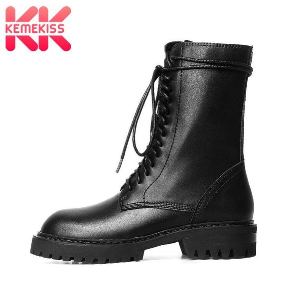 boots kemekiss woman ankle patent leather shine flat heel winter shoes fashion cool short footwear size 34-43, Black
boots kemekiss woman ankle patent leather shine flat heel winter shoes fashion cool short footwear size 34-43, Black