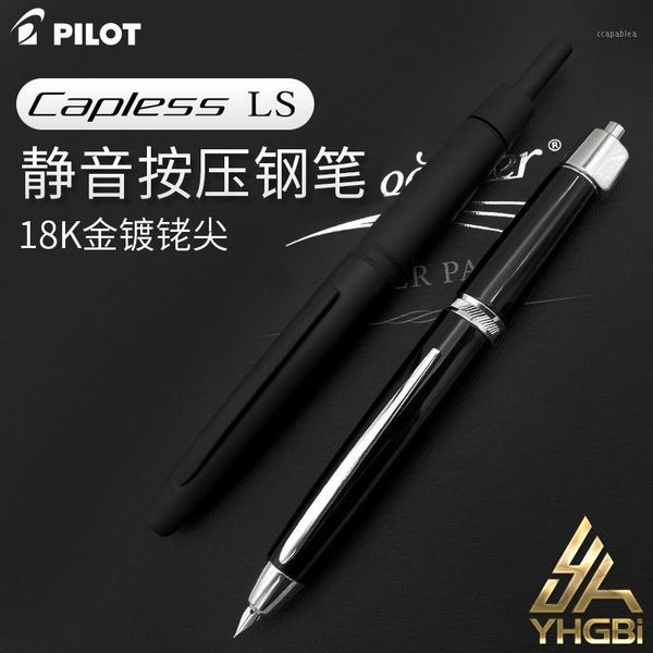 pilot pen fountain pens capless ls 18k gold nib mute pen stationery fcls-3500rr for writing1
pilot pen fountain pens capless ls 18k gold nib mute pen stationery fcls-3500rr for writing1