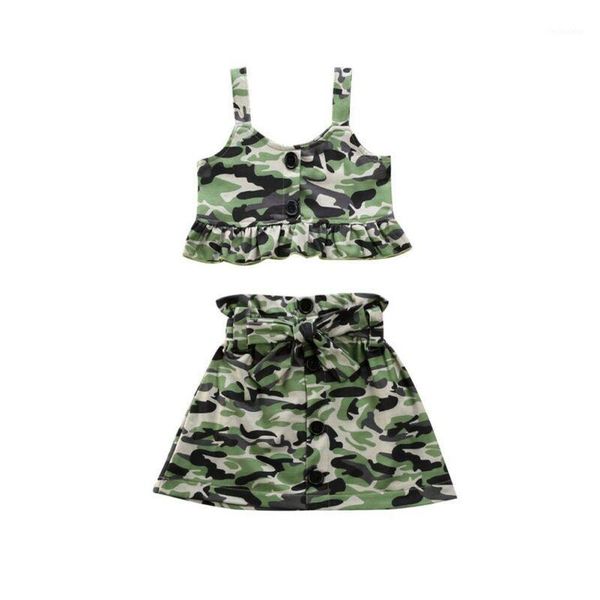 summer baby girl kids clothes camo outfits 2pcs sling button camis crop mini skirts child girls clothes set streetwear 1-6y1, White
summer baby girl kids clothes camo outfits 2pcs sling button camis crop mini skirts child girls clothes set streetwear 1-6y1, White