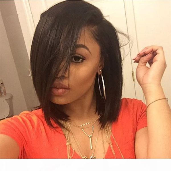 bob style hair wigs for black women natural color silk straight peruvian human hair wigs bob style full lace wig with baby hair, Black;brown
bob style hair wigs for black women natural color silk straight peruvian human hair wigs bob style full lace wig with baby hair, Black;brown