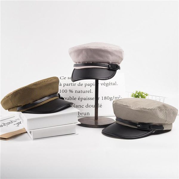 berets korean women girls vintage print beret cap flat faux leather visor patchwork sboy peaked navy hat, Blue;gray
berets korean women girls vintage print beret cap flat faux leather visor patchwork sboy peaked navy hat, Blue;gray