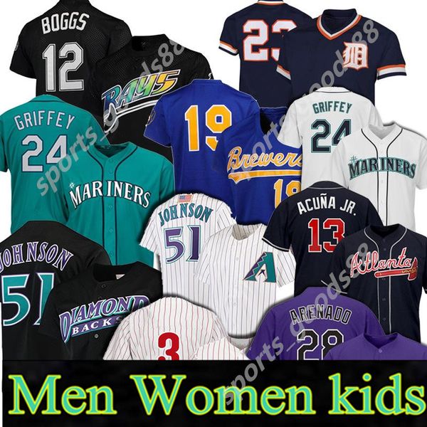 51 randy johnson 28 nolan arenado 24 ken griffey jr jersey 12 wade boggs 19 robin yount 13 ronald acuna jr. baseball jerseys, Blue;black
51 randy johnson 28 nolan arenado 24 ken griffey jr jersey 12 wade boggs 19 robin yount 13 ronald acuna jr. baseball jerseys, Blue;black