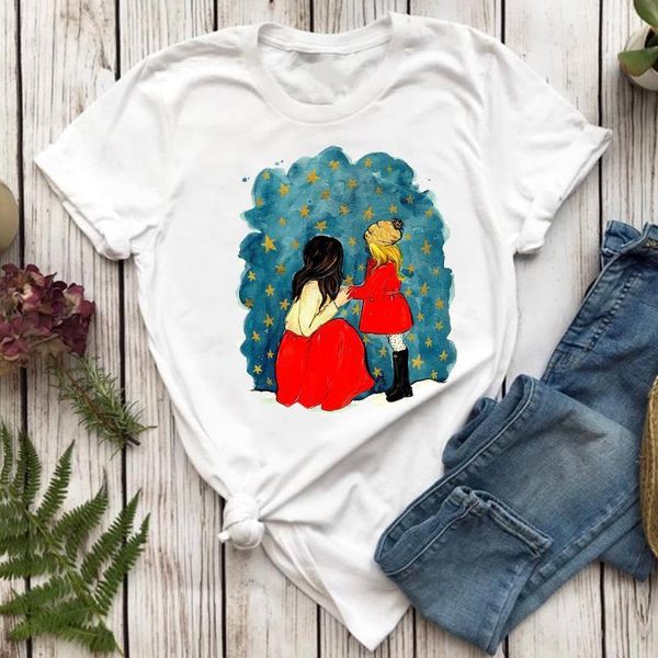 women t-shirts cute mom mother daughter printing mama cartoon fashion ladies print graphic t lady shirt female tee t-shirt, White
women t-shirts cute mom mother daughter printing mama cartoon fashion ladies print graphic t lady shirt female tee t-shirt, White