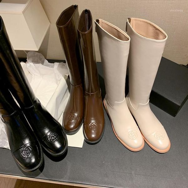 the new 2020 han edition thick with knee boots but female tall canister boots, thin white camellia flat boots 40 knight1, Black
the new 2020 han edition thick with knee boots but female tall canister boots, thin white camellia flat boots 40 knight1, Black