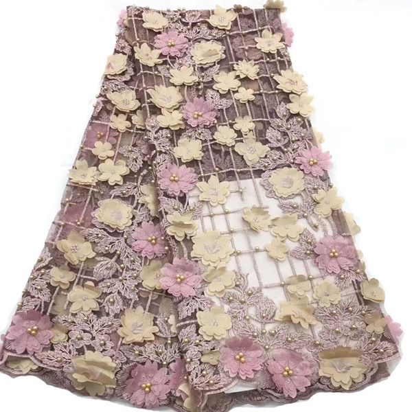 ribbon african lace fabric 2021 3d flower bead embroidered nigerian laces bridal french tulle cloth for wedding dress, Pink;blue
ribbon african lace fabric 2021 3d flower bead embroidered nigerian laces bridal french tulle cloth for wedding dress, Pink;blue