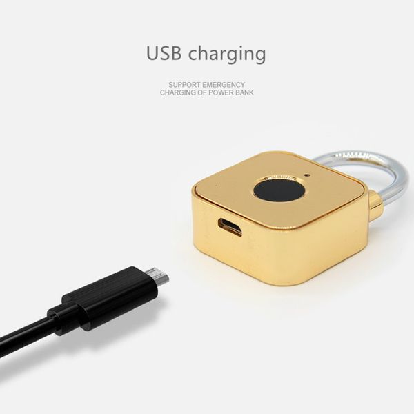 fingerprint lock usb security rechargeable padlock door thumbprint anti-theft electric door lock for luggage case
fingerprint lock usb security rechargeable padlock door thumbprint anti-theft electric door lock for luggage case