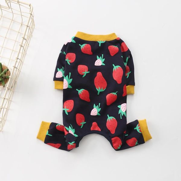 pet clothes dog overalls for autumn and winter cotton elastic thick dog four-legged clothes strawberry printing pet supplies
pet clothes dog overalls for autumn and winter cotton elastic thick dog four-legged clothes strawberry printing pet supplies