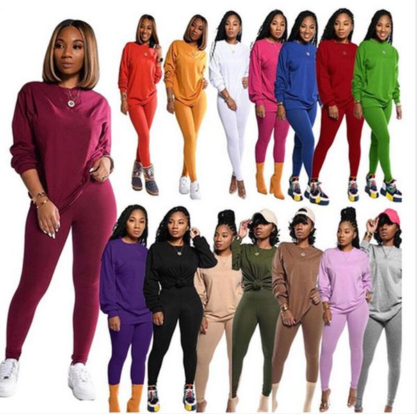 plus size women tracksuit autumn winter long sleeve sweatshirts sweater pants leggings two piece outfits solid color sportswear suit e101506, Gray
plus size women tracksuit autumn winter long sleeve sweatshirts sweater pants leggings two piece outfits solid color sportswear suit e101506, Gray