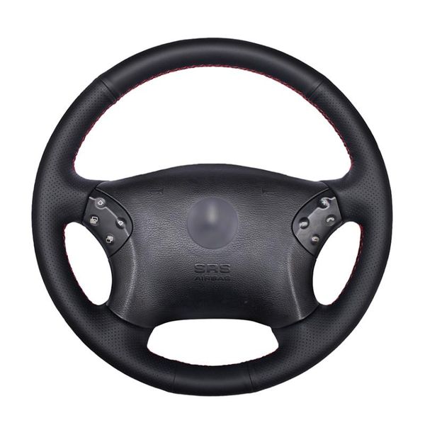 hand-stitched black artificial leather car steering wheel cover for w203 c-class 2001-2007
hand-stitched black artificial leather car steering wheel cover for w203 c-class 2001-2007