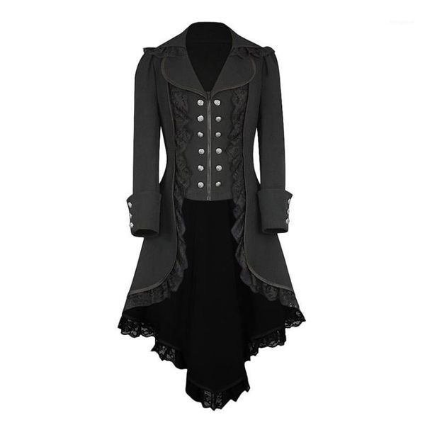 autumn winter jacket women chaqueta mujer long sleeve retro lace trim button up vintage irregular tailcoat outwear coat women1, Black;brown
autumn winter jacket women chaqueta mujer long sleeve retro lace trim button up vintage irregular tailcoat outwear coat women1, Black;brown