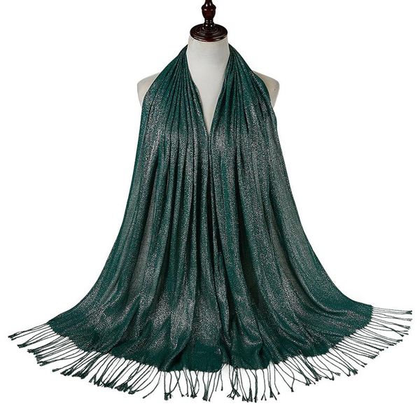 2020 new silver wire scarf shinning tassel shawls scarf plain color wrap muslim scarves wholesale 14 colors, Blue;gray
2020 new silver wire scarf shinning tassel shawls scarf plain color wrap muslim scarves wholesale 14 colors, Blue;gray