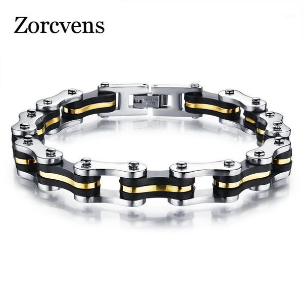 modyle fashion stainless steel silicone bracelets biker bicycle motorcycle men jewelry accessories1, Golden;silver
modyle fashion stainless steel silicone bracelets biker bicycle motorcycle men jewelry accessories1, Golden;silver