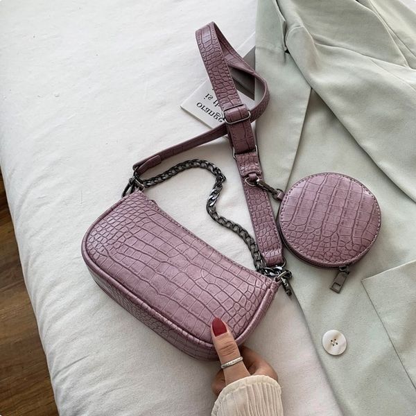 vintage chains women shoulder bags designer handbags luxury alligator pu leather crossbody bag lady small purses 2 bags set 2002 c1016
vintage chains women shoulder bags designer handbags luxury alligator pu leather crossbody bag lady small purses 2 bags set 2002 c1016