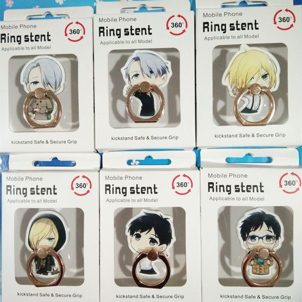 6pcs/lot anime yuri on ice mobile ring buckle rotate 360 degrees phone holder toy
6pcs/lot anime yuri on ice mobile ring buckle rotate 360 degrees phone holder toy