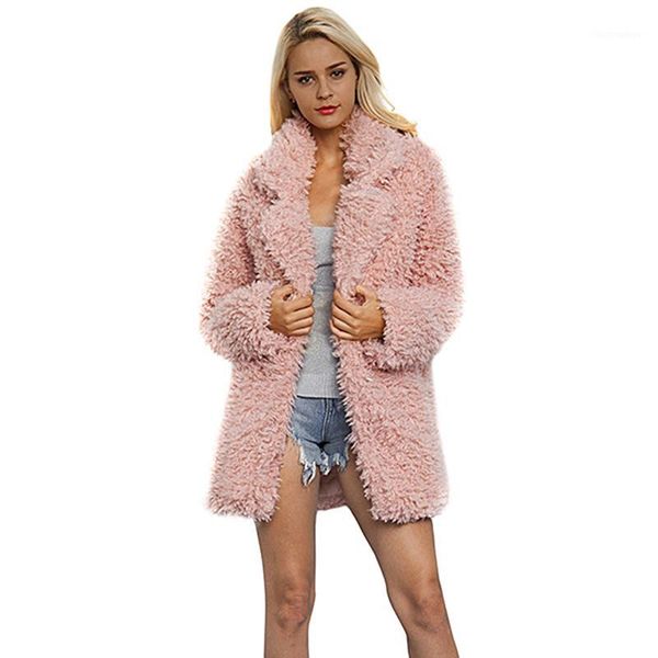 winter women faux fur coat long solid pink turn down collar thick teddy jacket long sleeve fluffy outerwear hairy warm overcoat1, Black
winter women faux fur coat long solid pink turn down collar thick teddy jacket long sleeve fluffy outerwear hairy warm overcoat1, Black