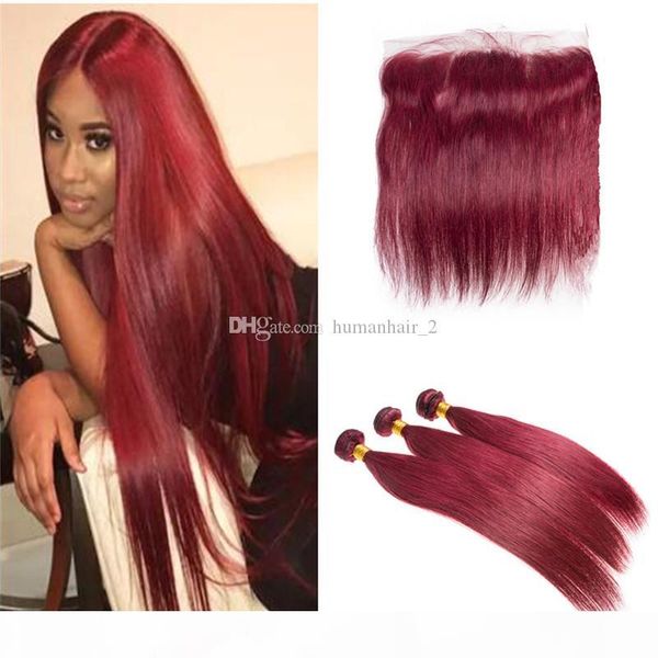 peruvian 9a 99j burgundy straight hair bundles with lace frontal closure silk straight wine red virgin hair weaves with 13*4 lace frontal, Black;brown
peruvian 9a 99j burgundy straight hair bundles with lace frontal closure silk straight wine red virgin hair weaves with 13*4 lace frontal, Black;brown
