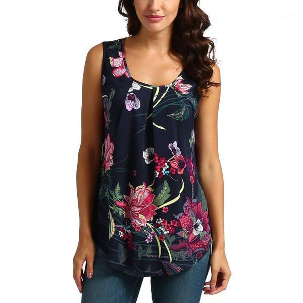 summer fashion women tanks floral printed sleeveless blouse chiffon sleeveless o-neck vest feminina#j1, White
summer fashion women tanks floral printed sleeveless blouse chiffon sleeveless o-neck vest feminina#j1, White