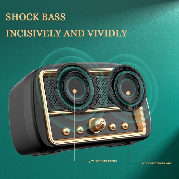 new retro wireless bluetooth speaker outdoor bluetooth acoustics portable creative 5.0 card speaker
new retro wireless bluetooth speaker outdoor bluetooth acoustics portable creative 5.0 card speaker