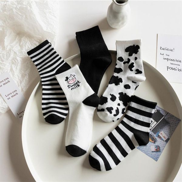 2021new striped solid breathable casual cartoon socks arrivals cow printed sock lovely harajuku japanese style cotton women sock, Black
2021new striped solid breathable casual cartoon socks arrivals cow printed sock lovely harajuku japanese style cotton women sock, Black