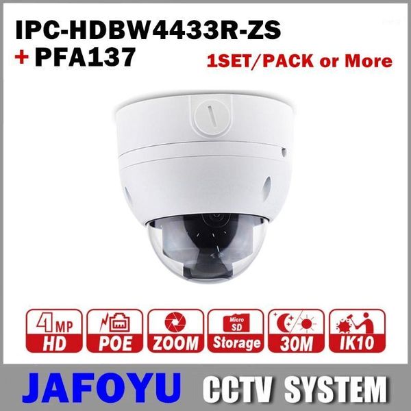 cameras 1set/pack or more including 1/2/3pcs dh ipc-hdbw4433r-zs 4mp ir 50m vari-focus camera + water-proof junction box pfa1371
cameras 1set/pack or more including 1/2/3pcs dh ipc-hdbw4433r-zs 4mp ir 50m vari-focus camera + water-proof junction box pfa1371