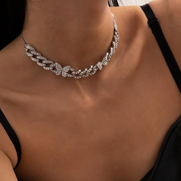 chokers lovoacc minimalist bling rhinestone butterfly necklaces for women delicate chunky alloy necklace statement punk jewelry, Golden;silver
chokers lovoacc minimalist bling rhinestone butterfly necklaces for women delicate chunky alloy necklace statement punk jewelry, Golden;silver