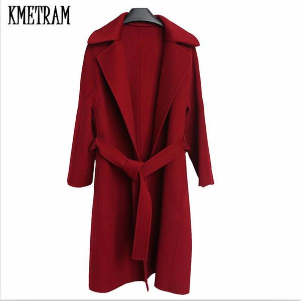 kmetram autumn and winter fashion women's wool coat 100% wool overcoat turn-down collar wine red slim manteau femme hiver hh5581, Black
kmetram autumn and winter fashion women's wool coat 100% wool overcoat turn-down collar wine red slim manteau femme hiver hh5581, Black