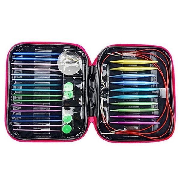 13pairs aluminum circular knitting needles ring set wide scope of application work exquisite woven tools sewing a bbyzpt, Black
13pairs aluminum circular knitting needles ring set wide scope of application work exquisite woven tools sewing a bbyzpt, Black