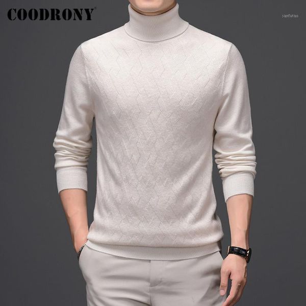 coodrony winter thick warm turtleneck men sweater pull homme pure color casual 100% merino wool knitwear pullover jumpers c30671, White;black
coodrony winter thick warm turtleneck men sweater pull homme pure color casual 100% merino wool knitwear pullover jumpers c30671, White;black