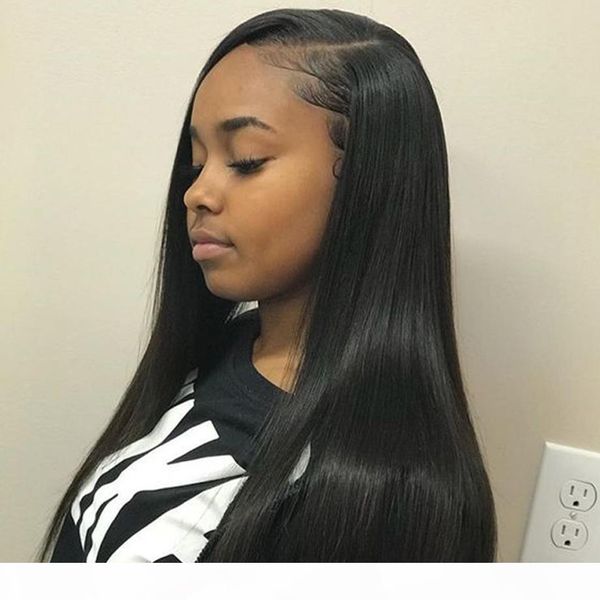 transparent hd lace wig bleached knots glueless virgin brazilian silky straight human hair hd full lace wigs with pre plucked baby hairs, Black;brown
transparent hd lace wig bleached knots glueless virgin brazilian silky straight human hair hd full lace wigs with pre plucked baby hairs, Black;brown