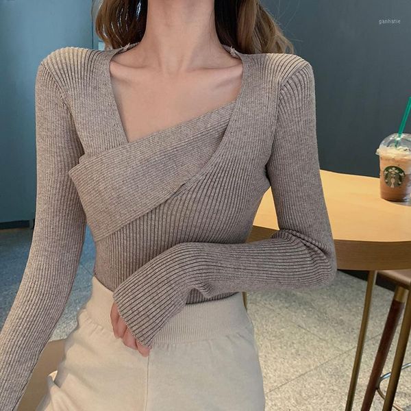 v-neck chic cashmere sweater pullover women autumn winter female knitted sweater slim long sleeve criss-cross 20201, White;black
v-neck chic cashmere sweater pullover women autumn winter female knitted sweater slim long sleeve criss-cross 20201, White;black