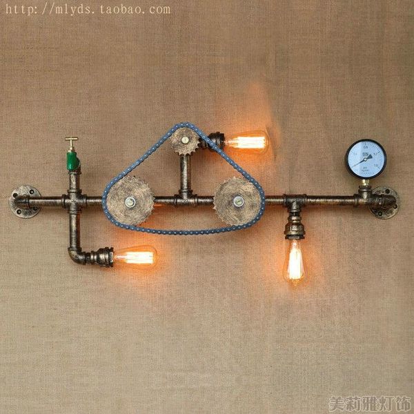 retro industrial vintage wall lamp with 3 lights dinning room led edison water pipe wall light fixtures sconce aplik
retro industrial vintage wall lamp with 3 lights dinning room led edison water pipe wall light fixtures sconce aplik
