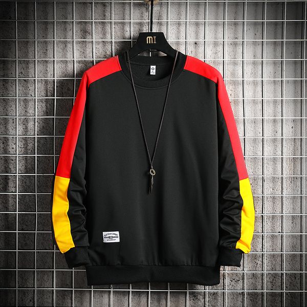 men autumn oversized sweatshirt o-neck hip hop street fashion hoodie pullover long sleeve kg-1385, Black
men autumn oversized sweatshirt o-neck hip hop street fashion hoodie pullover long sleeve kg-1385, Black