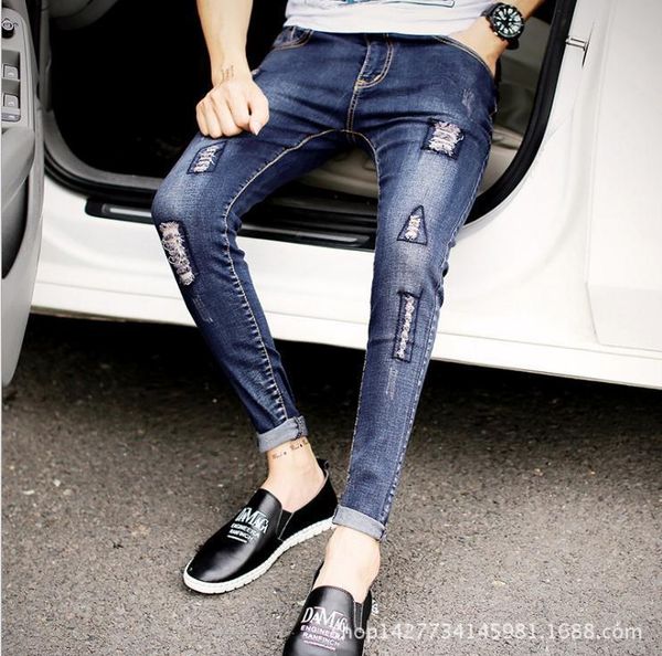 spring autumn casual fashion beggars ripped hole denim jeans mens pants cowboy teenagers trousers men 28-34 201128, Blue
spring autumn casual fashion beggars ripped hole denim jeans mens pants cowboy teenagers trousers men 28-34 201128, Blue