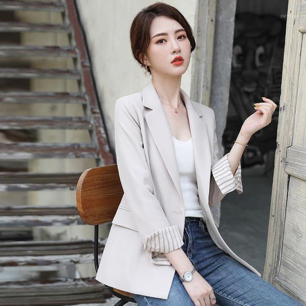 women's jacket 2020 new autumn fashion temperament slim slim casual wild double-breasted small suit women's clothes1, White;black
women's jacket 2020 new autumn fashion temperament slim slim casual wild double-breasted small suit women's clothes1, White;black