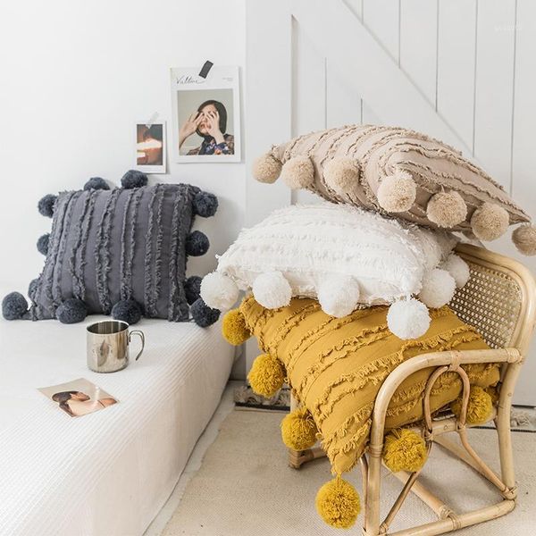 white floral tassels pillow cover with pompom yellow grey decorative cushion cover home decor throw pillow case 45x45cm1
white floral tassels pillow cover with pompom yellow grey decorative cushion cover home decor throw pillow case 45x45cm1